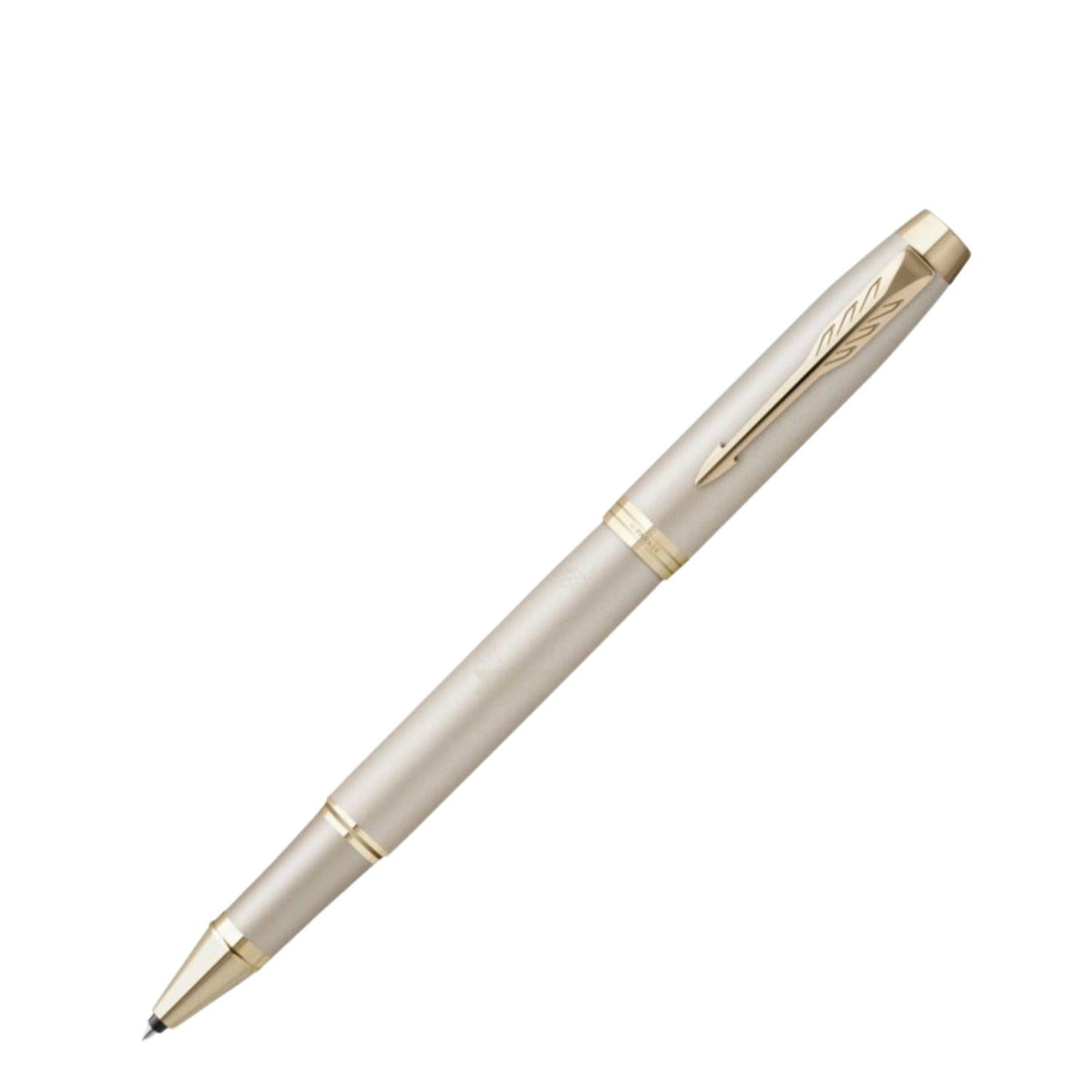 PARKER - Penna roller IM Monochrome Champagne, Oro