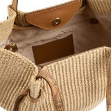 ALVIERO MARTINI - Borsa Shopping geo Bambù, Naturale
