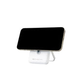 Garzini - Magsafe powerbank con cavi lightning USB-C e Micro-USB, Bianco