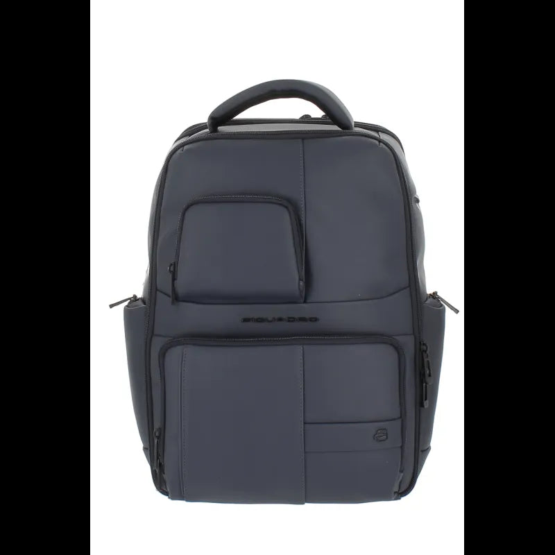 PIQUADRO -Zaino porta pc da 15,6 in tessuto impermeabile, Blu