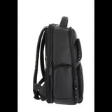 PIQUADRO -Zaino porta pc da 15,6 in tessuto impermeabile, Nero