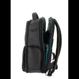 PIQUADRO -Zaino porta pc da 15,6 in tessuto impermeabile, Nero