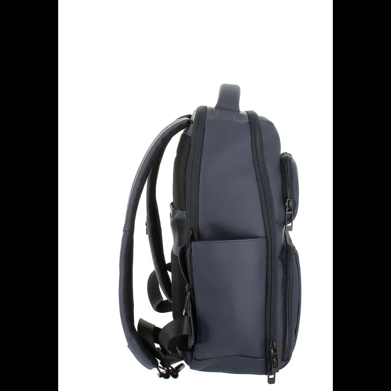 PIQUADRO - Zaino Porta pc in tessuto impermeabile C2OW, Blu