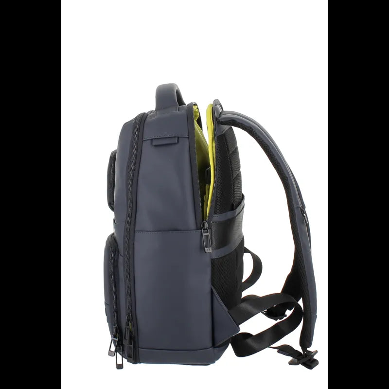 PIQUADRO - Zaino Porta pc in tessuto impermeabile C2OW, Blu