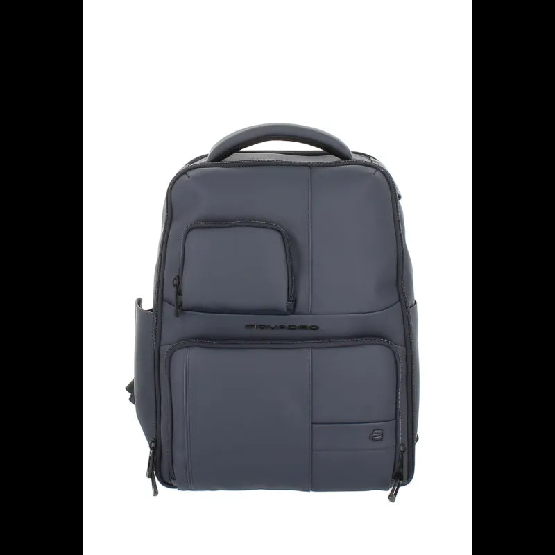 PIQUADRO - Zaino Porta pc in tessuto impermeabile C2OW, Blu