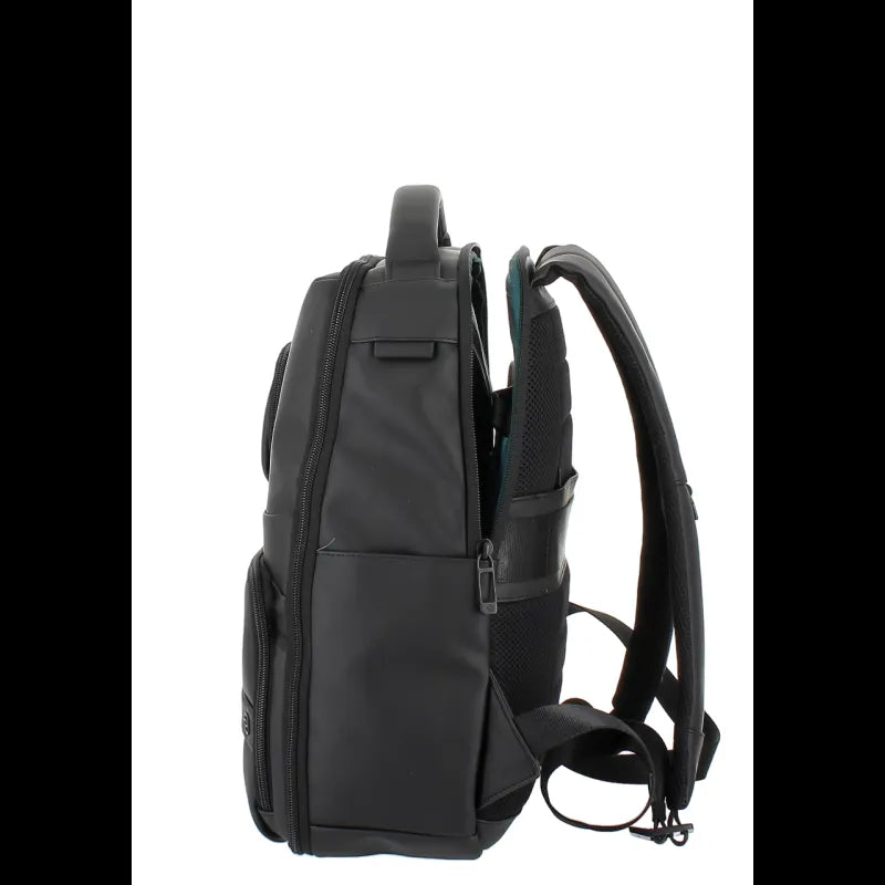 PIQUADRO - Zaino Porta pc in tessuto impermeabile C2OW, Nero