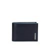 PIQUADRO - Portafoglio uomo con portamonete Blue Square - Blu outlet online Gift42 Boutique Rimini