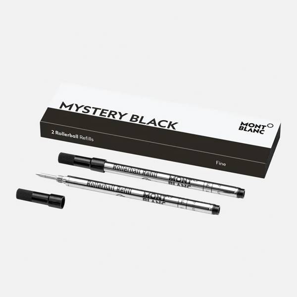 MONTBLANC - 2 refill per penna roller (F) Mistery Black (nero) outlet online Gift42 Boutique Rimini