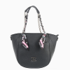 ERMANNO SCERVINO - Tote Bag in ecopelle Eba Summer Nero outlet online Gift42 Boutique Rimini