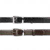 MONTBLANC - Cintura reversibile in pelle Classic Line Nero/Marrone outlet online Gift42 Boutique Rimini